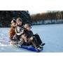 AlpenGaudi Bob Alpen Double Race, Slitte da Neve Unisex Bambino, Rosso, Taglia Unica