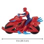 Spider-Man - Personaggio con Veicolo Moto, Action Figure