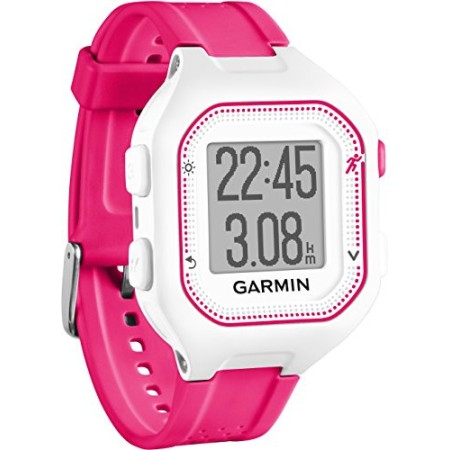Garmin Forerunner 25 GPS Running con Funzione Fitness Band, Smart Notifications e Live Tracking, Small, Bianco/Rosa