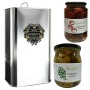 Voglia Di Puglia Olio Extravergine Di Oliva Da Olive Peranzana 3 Litri E Sottoli Senza Conservanti 270 Grammi