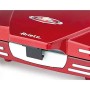 Ariete 187 Waffle Maker - Piastra elettrica antiaderente per waffle, 700W, Riponibile in verticale, Rosso
