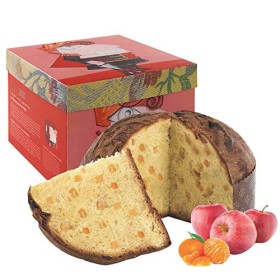 Panettone artigianale con canditi di Mela Annurca Campana I.G.P. e mandarini siciliani canditi di Fraccaro Spumadoro, dolce nata
