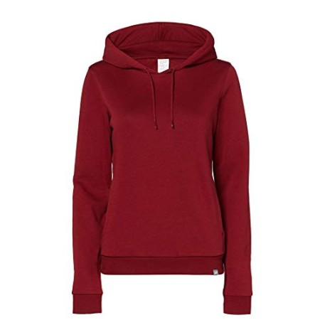 CARE OF by PUMA Felpa in spugna con cappuccio da donna, Rosso (Red), 40, Label: XS