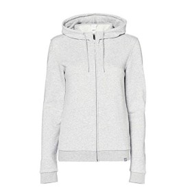 CARE OF by PUMA Felpa da donna in spugna con cappuccio e cerniera, Light Grey, 46, Label: L