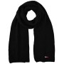 Tommy Hilfiger Tjm Basic Flag Rib Scarf Sciarpa, Nero (Black Bds), Unica (Taglia Produttore: OS) Uomo