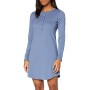 LOVABLE Cotton Interlock Camicia da Notte, Avio Stampato, L Donna