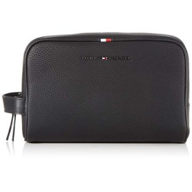 Tommy Hilfiger Essential WASHBAG, Piccola Pelletteria Uomo, Nero, One Size