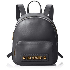 Love Moschino Jc4028pp1a, Borsa a Zainetto Donna, Nero (Nero), 9x12x23 cm (W x H x L)