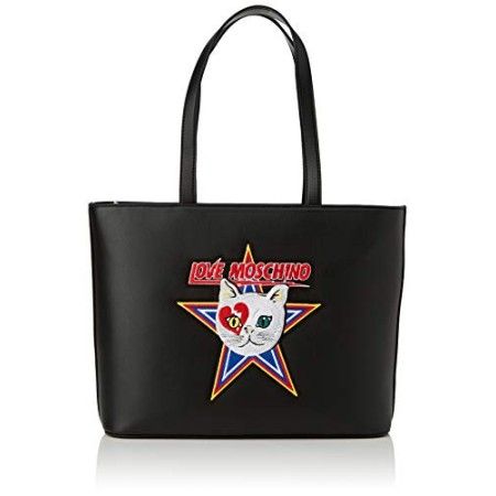 Love Moschino JC4249PP0BKI0, Borsa A Spalla Donna, Nero, Normale
