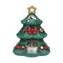 THUN® - Albero di Natale Porta Candela Tea Light - Soprammobile Natalizio da Collezione - Ceramica - I Classici