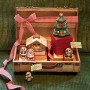 THUN® - Albero di Natale Porta Candela Tea Light - Soprammobile Natalizio da Collezione - Ceramica - I Classici