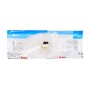 3M 9322 Aura - Mascherina con valvola respiratoria, piatta, pieghevole, confezione da 10