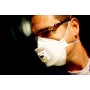 3M 9322 Aura - Mascherina con valvola respiratoria, piatta, pieghevole, confezione da 10