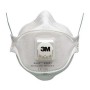3M 9322 Aura - Mascherina con valvola respiratoria, piatta, pieghevole, confezione da 10