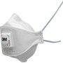 3M 9322 Aura - Mascherina con valvola respiratoria, piatta, pieghevole, confezione da 10