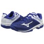 Mizuno Wave Exceed Tour4 CC, Scarpe da Tennis Uomo, Blu (Trueblue/Wht/Silver 27), 39 EU