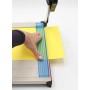 Taglierina a leva, formato A4, compatto, taglierina in metallo, taglierina per foto, carta, cartone fino a 200 g/m² e carta, fi