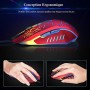 VersionTech - Mouse da gaming ergonomico con cavo USB da 2400 DPI e retroilluminazione a LED, per ufficio, libreria, sala e-spor