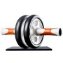 Ultrasport Attrezzo per Addominali AB Roller/Trainer AB Supporto per le Ginocchia, Allenamento Addominali per Uomini, Donne e Pe