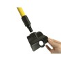 Spear & Jackson Bulldozer scopa doppia scopa industriale resistente per interni ed esterni, con manico in metallo leggero e clip