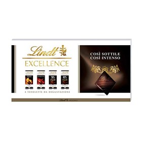 Lindt Assortimento di Tavolette Excellence Cioccolato Fondente, 400 g