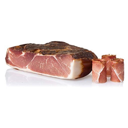 Speck leggermente affumicato, metà, Salumi Pasini, 1 kg