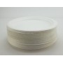 Piatti Super Rigidi per Bagassa Biodegradabili e Usa e Getta - Alternativa Non Plastica Ecologica - Piatti Rotondi per Feste 50 
