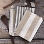 Urban Villa Asciugamani da Cucina a Strisce Asciugamani da Cucina (Set di 6) Talpa/Cioccolato/Bianco