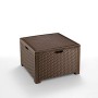 Bica 9068.3 Set Nebraska Salottino da Giardino con Divano, Poltrone e Tavolino, Marrone