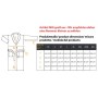 ZOLLNER Accappatoio Unisex Bianco con Collo a Scialle, XL, Cotone, Altre Misure