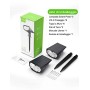 LITOM 12 LED Luci Solari da Esterno, IP67 Faretti Solari a Paesaggio con 2 Modalità di Illuminazione, Luce Energia Solare Ester