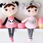 Metoo Baby Bambola Ragazza Regali Peluche Rag Bambola 1 Anno di età Morbida Prima Bambola 33CM - Angelo