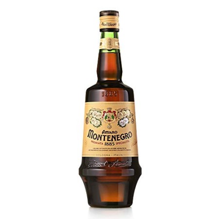 Amaro Montenegro – Liquore digestivo ottenuto da 40 erbe aromatiche accuratamente selezionate secondo una ricetta segreta. Bot