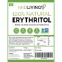 Eritritolo 100% naturale 2 Kg | Sostituto dello zucchero a ZERO Calorie