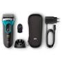 Braun Series 3 ProSkin 3080s Rasoio Elettrico Uomo a Lamina, Wet&Dry Ricaricabile e senza Fili con Rifinitore di Precisione Estr
