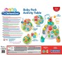 Clementoni- Baby Tavolo attività Parco degli Animali, 12+ Mesi, Multicolore, 17300