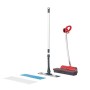 Polti Moppy Red Lavapavimenti a Vapore Cordless per Tutti i Pavimenti e le Superfici Verticali Lavabili, rimuove ed elimina il 9