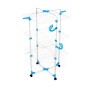 GIMI Modular 3 Color Stendibiancheria a Torre, Metallo, Bianco, Blu, Unica