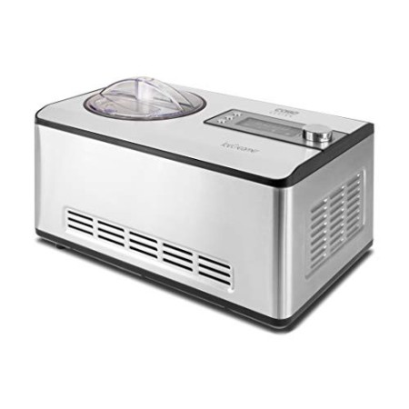 Caso 3298 Ice Creamer-2 in 1 - Macchina per yogurt con compressore, produce fino a 2 litri di gelato in acciaio INOX 18/8
