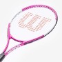 Wilson Ultra Pink 25, WR027810U Racchetta da Tennis, Tennisti Junior di 9-10 Anni, Lega AirLite, Rosa/Bianco, 25"