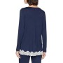 United Colors of Benetton 3U113M313 Maglietta, Blu (Blu Scuro 13c), S Donna