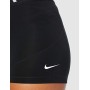 Nike PRO 3-inch, Pantaloncini Sportivi Donna, Nero Black/White 010), 44 (Taglia Produttore: Medium)
