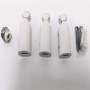 OGOMONDO Termoarredo Bianco Bagno Acciaio Calorifero Termosifone  *** Pezzi 1, Misure H770xL450xI400 16 TUBI