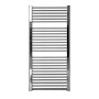 OGOMONDO Termoarredo Cromato Bagno Acciaio Calorifero Termosifone  *** Pezzi 1, Misure H1650xL500xI450 31 TUBI