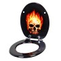 OGOMONDO Sedile Copri WC Universale Frizionato Fantasia MDF Chiusura Rallentata *** CONFEZIONE 1 pz., Fantasia Butterfly