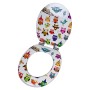 OGOMONDO Sedile Copri WC Universale Frizionato Fantasia MDF Chiusura Rallentata *** CONFEZIONE 1 pz., Fantasia Butterfly