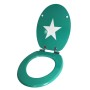 OGOMONDO Sedile Copri WC Universale Frizionato Fantasia MDF Chiusura Rallentata *** CONFEZIONE 1 pz., Fantasia Butterfly
