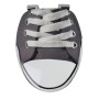 OGOMONDO Sedile Copri WC Universale Frizionato Fantasia MDF Chiusura Rallentata *** CONFEZIONE 1 pz., Fantasia Palms Beach