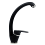 OGOMONDO Miscelatore Oslo Orientabile Ottone Colorato per Lavello Cucina *** CONFEZIONE 1 pz., Finitura Avena 1