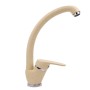 OGOMONDO Miscelatore Oslo Orientabile Ottone Colorato per Lavello Cucina *** CONFEZIONE 1 pz., Finitura Avena 1